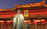 On a fall trip to Nanjing, China, news editor Johanna Jainchill found a hugely popular destination among Chinese travelers that is not well known among western tourists. The city offers some of China's most important Buddhist sites, a wealth of Ming Dynasty artifacts and one of the country's most significant war museums. Pictured here, Nanjing's Confucius Temple, with the largest Confucius figure in China.
