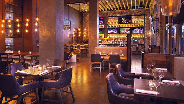 The Brick & Beam pub at San Francisco’s Hyatt Centric Fisherman’s Wharf hotel draws three-quarters of its guests from outside the hotel. The Brick & Beam pub at San Francisco’s Hyatt Centric Fisherman’s Wharf hotel draws three-quarters of its guests from outside the hotel.