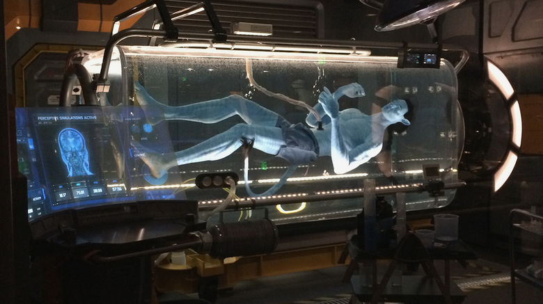 Contributor Megan Padilla was a guest of Disney for a preview of the new land inside Disney's Animal Kingdom, scheduled to open on May 27. Pictured, an avatar in an amniotic pod is one of the experiments in the scientists' lab on the approach to Avatar Flight of Passage, one of two rides in the land.
