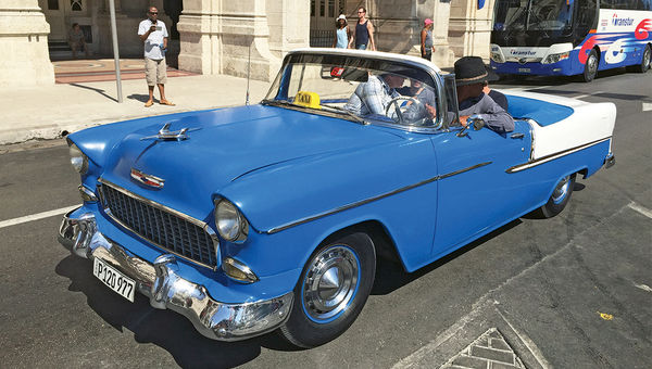 A vintage car is one of the sights that differentiate a trip to Havana. A vintage car is one of the sights that differentiate a trip to Havana.