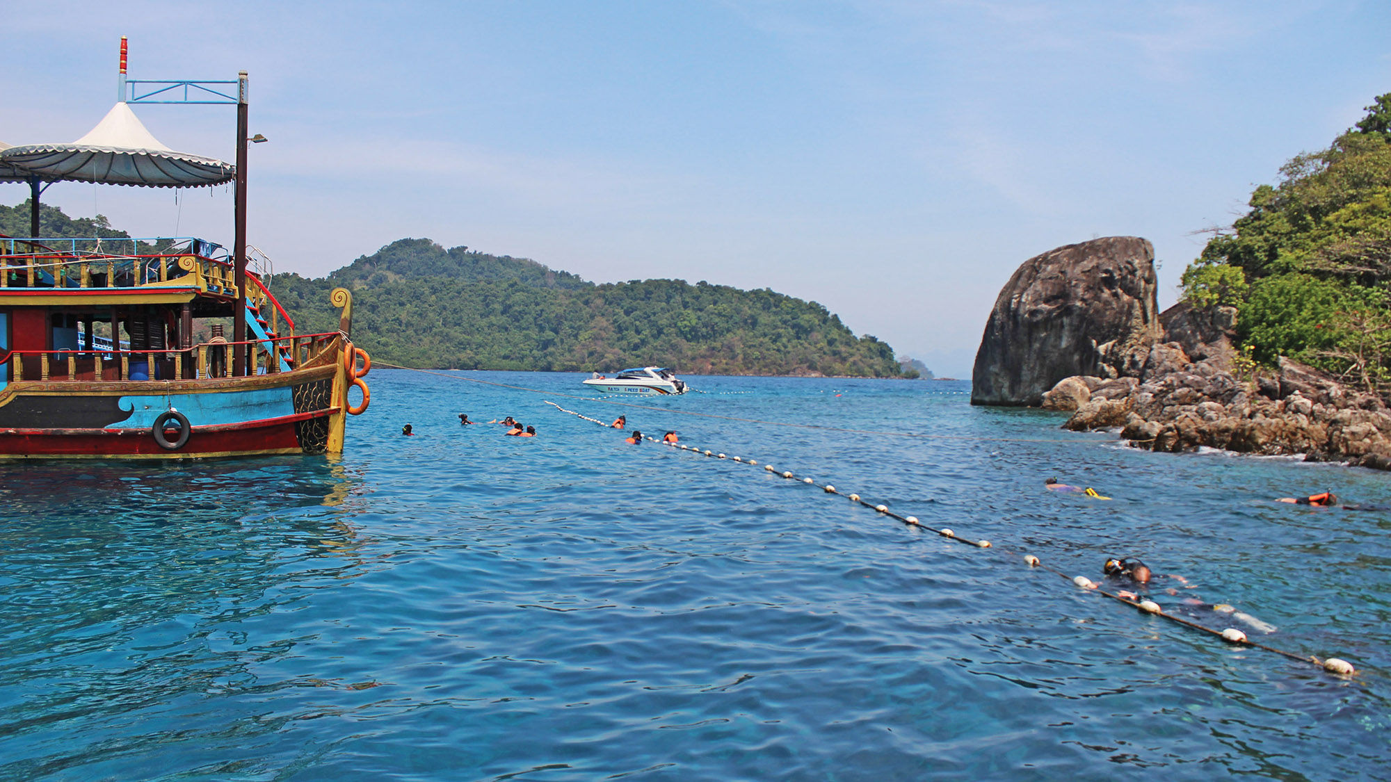 Snorkeling at Koh Rang, an island in Thailand’s Trat province.
