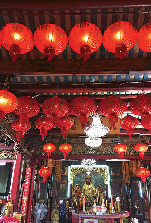 A temple in the Talat Noi neighborhood of Bangkok’s Chinatown.