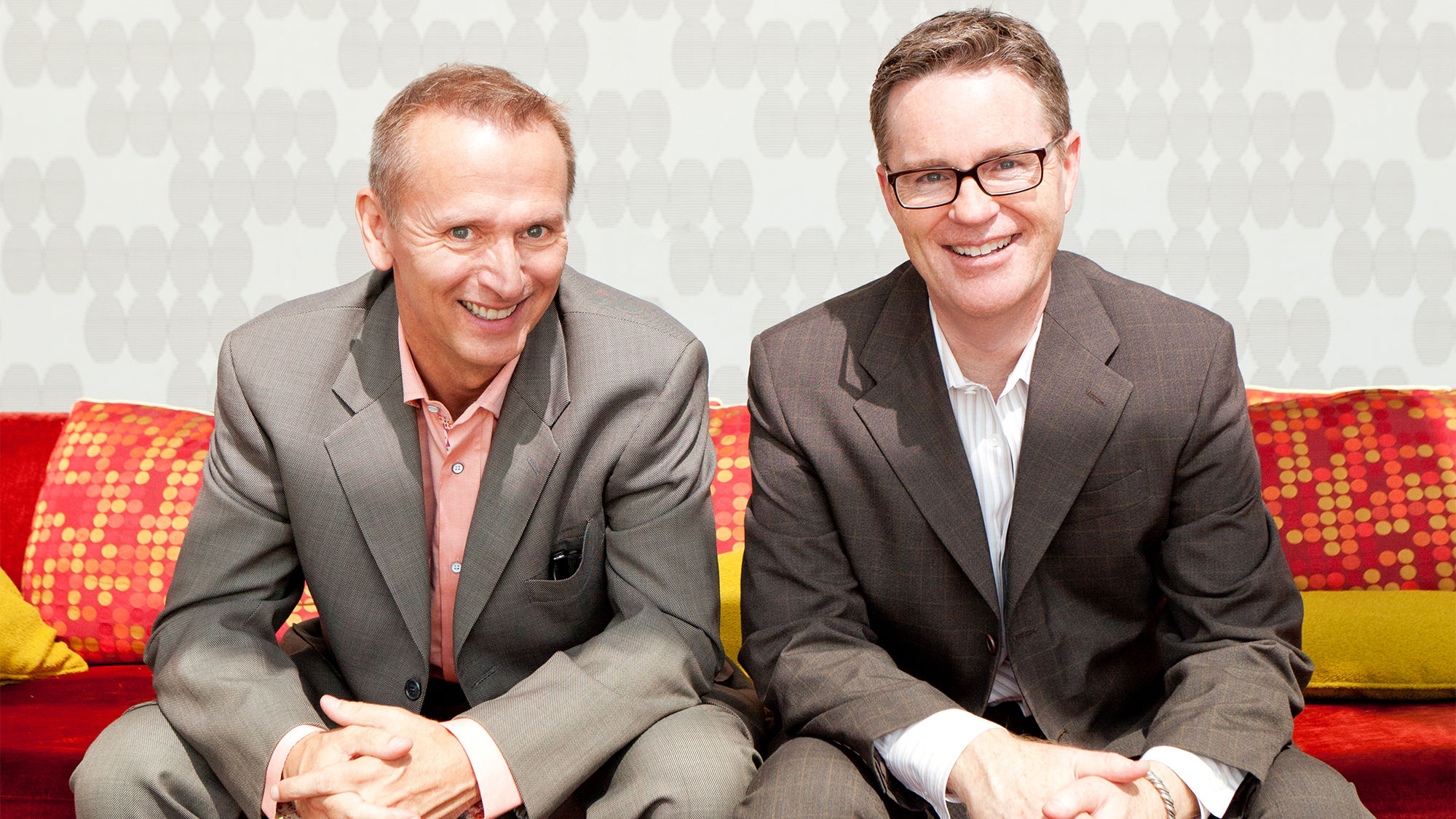Jim Burba (left) and Bob Hayes will continue to run Burba Hotel Network events in cooperation with Northstar Travel Group.
