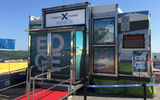 The cruise line is on a 48-stop tour through June 20 with its Leading Edge Mobile Cinema, a 53-foot expandable trailer customized to market its Celebrity Edge ship, which arrives in late 2018. The theater, which is visiting festivals and events, as well as travel agencies, pulled into the corporate headquarters of Celebrity and its parent company Royal Caribbean Cruises Ltd. in Miami on May 8, where it offered eight showings of a 15-minute preview video that includes ''a 3-D animatic reveal'' of Celebrity's first new class of ships in a decade.