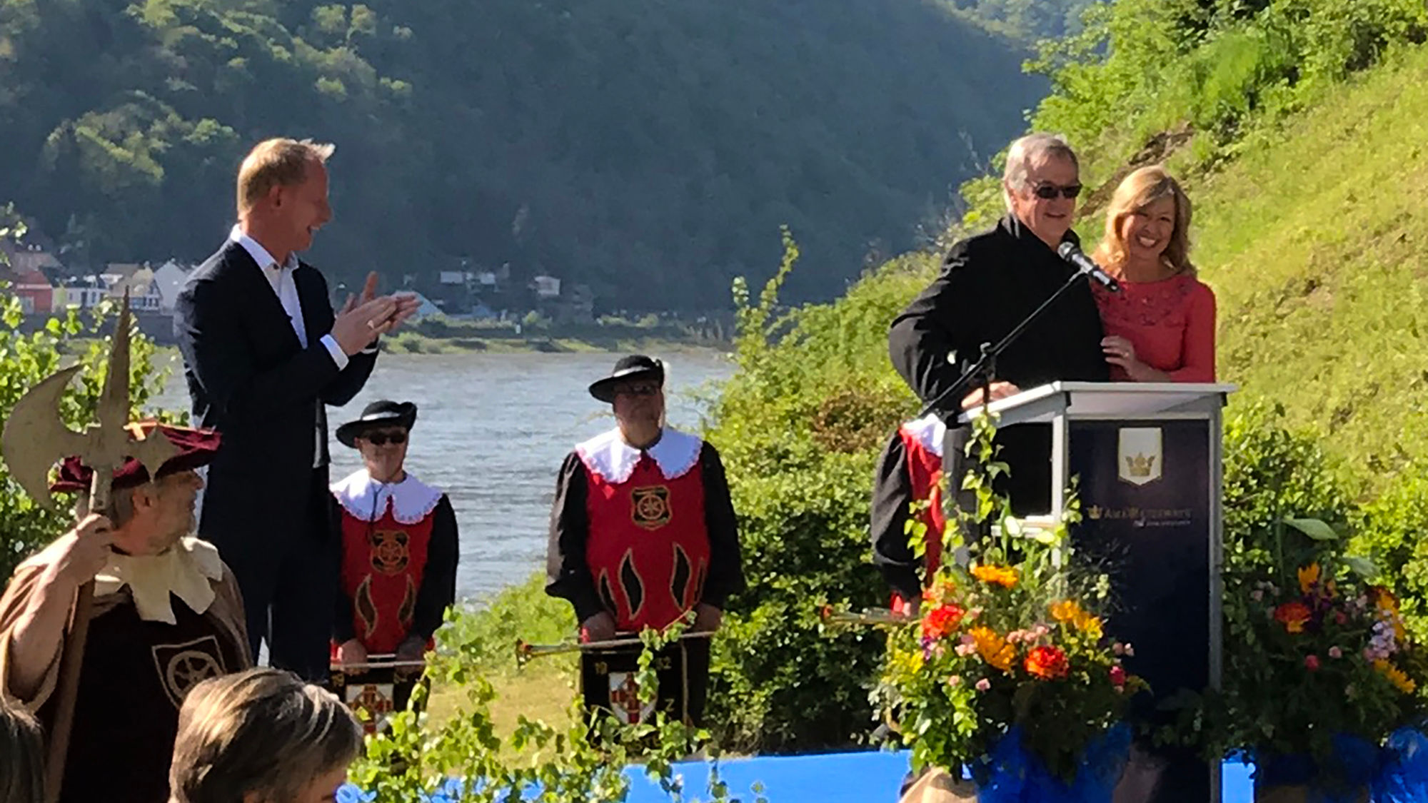 Karst christens AmaWaterways ship named for her