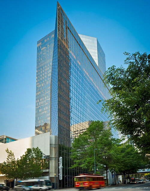 The Omni Charlotte Hotel was built in 1977. The Omni Charlotte Hotel was built in 1977.