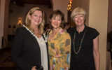 From left, Cheryl Williams, general manager of the host hotel, the Royal Hawaiian, with Amy Terada of Pleasant Holidays and Debbie Anderson, CEO of Destination Marketing Hawaii, which represents Travel Weekly on the Islands.