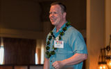 Tech consultant, bestselling author and corporate trainer Matt Bailey of SiteLogic gave a keynote speech on ''Keeping Ahead of the Connected Traveler.''