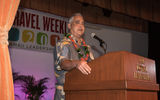 Mike McCartney, chief of staff to governor David Ige, brought greetings from the governor and a tourism update to attendees.