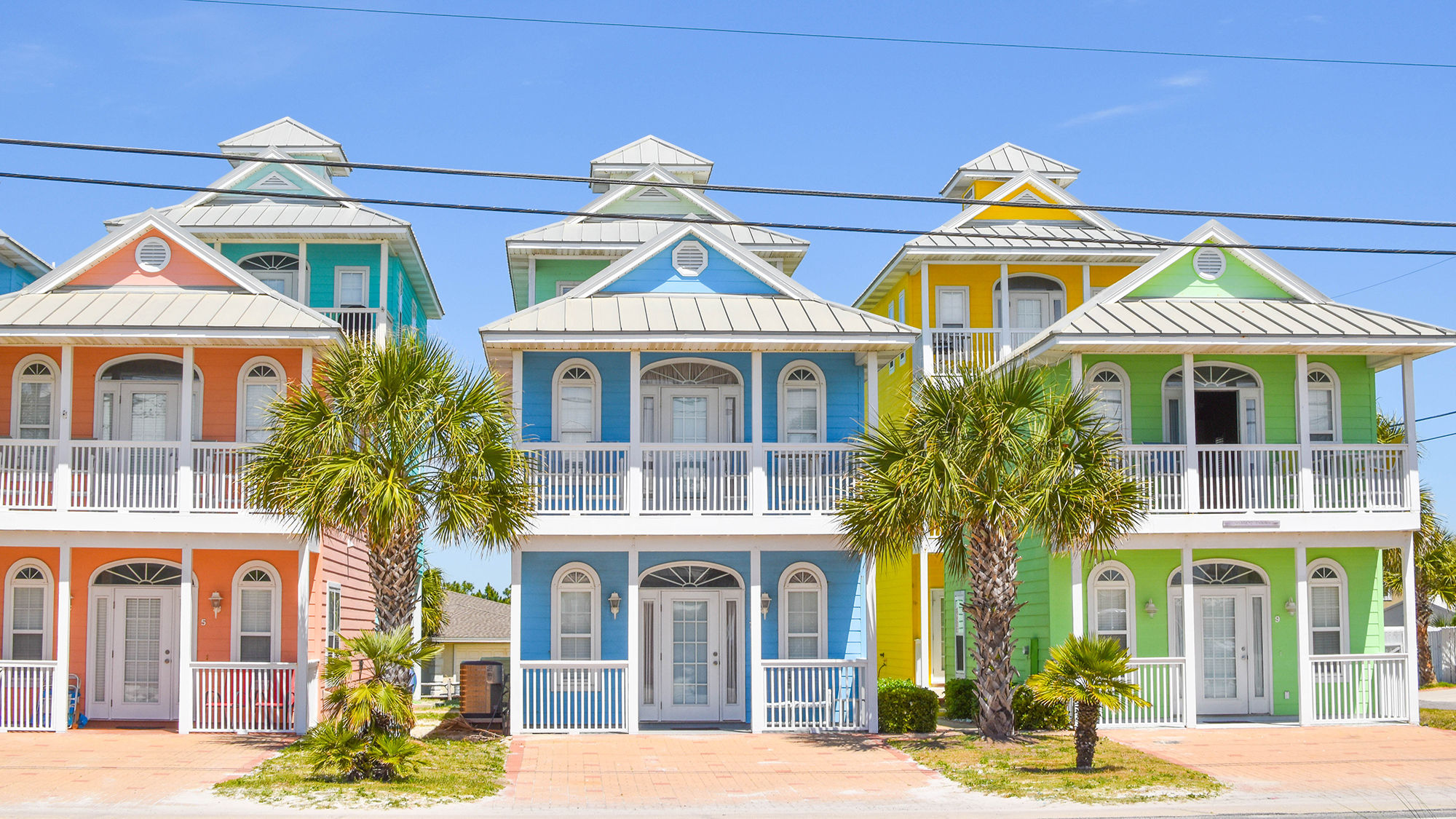 Beachfront condos in Panama City Beach.