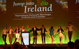 Tourism Ireland and its partners educate and entertain GTM West attendees during Friday's lunch.