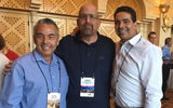From left: Wayne Peyreau of MSC Cruises, Robert Papkin of Bob's Ultimate Travel and Joe Jiffo of MSC Cruises at GTM West's welcome reception.