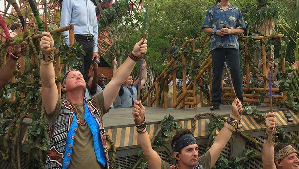 Bob Iger, left, chairman and CEO of the Walt Disney Co., and “Avatar” director James Cameron onstage at the dedication of Pandora in Walt Disney World’s Animal Kingdom. Bob Iger, left, chairman and CEO of the Walt Disney Co., and “Avatar” director James Cameron onstage at the dedication of Pandora in Walt Disney World’s Animal Kingdom.