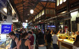 Inside the Mercado de San Miguel in Madrid.