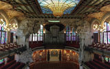 Barcelona's Palau de la Musica Catalana, which opened in 1908 and still hosts performances today.