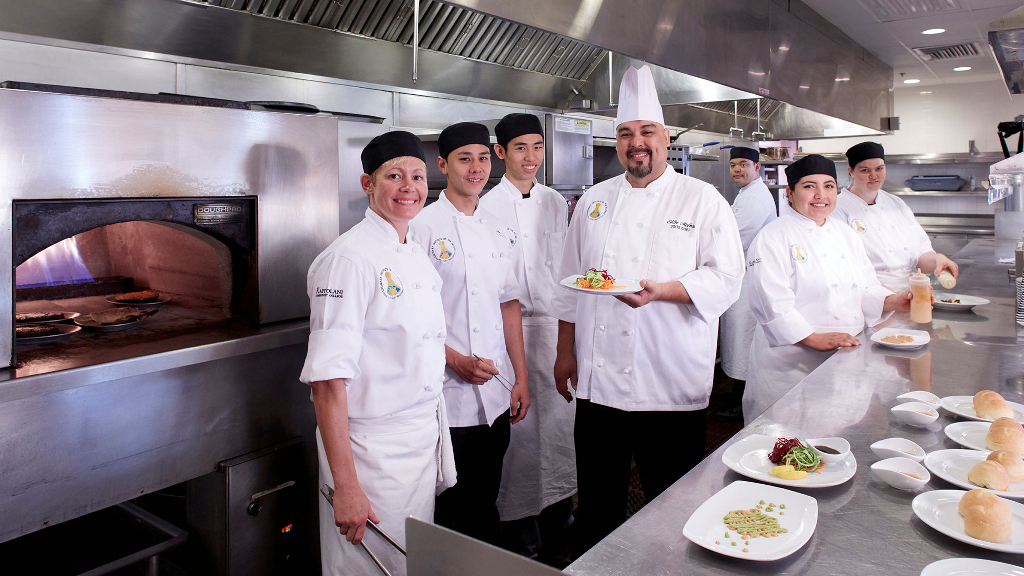 Chef Eddie Mafnas graduated from Kapiolani Community College, and now works with the school's students through a partnership with Waikiki Parc's Leahi Concept Kitchen.