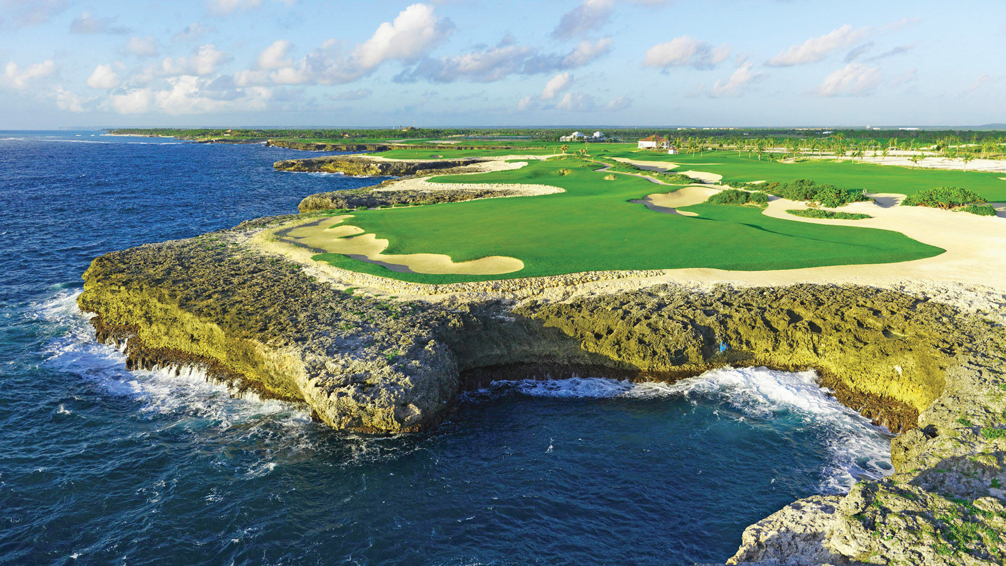 The eighth hole of the Corales Golf Course that was designed by Tom Fazio.