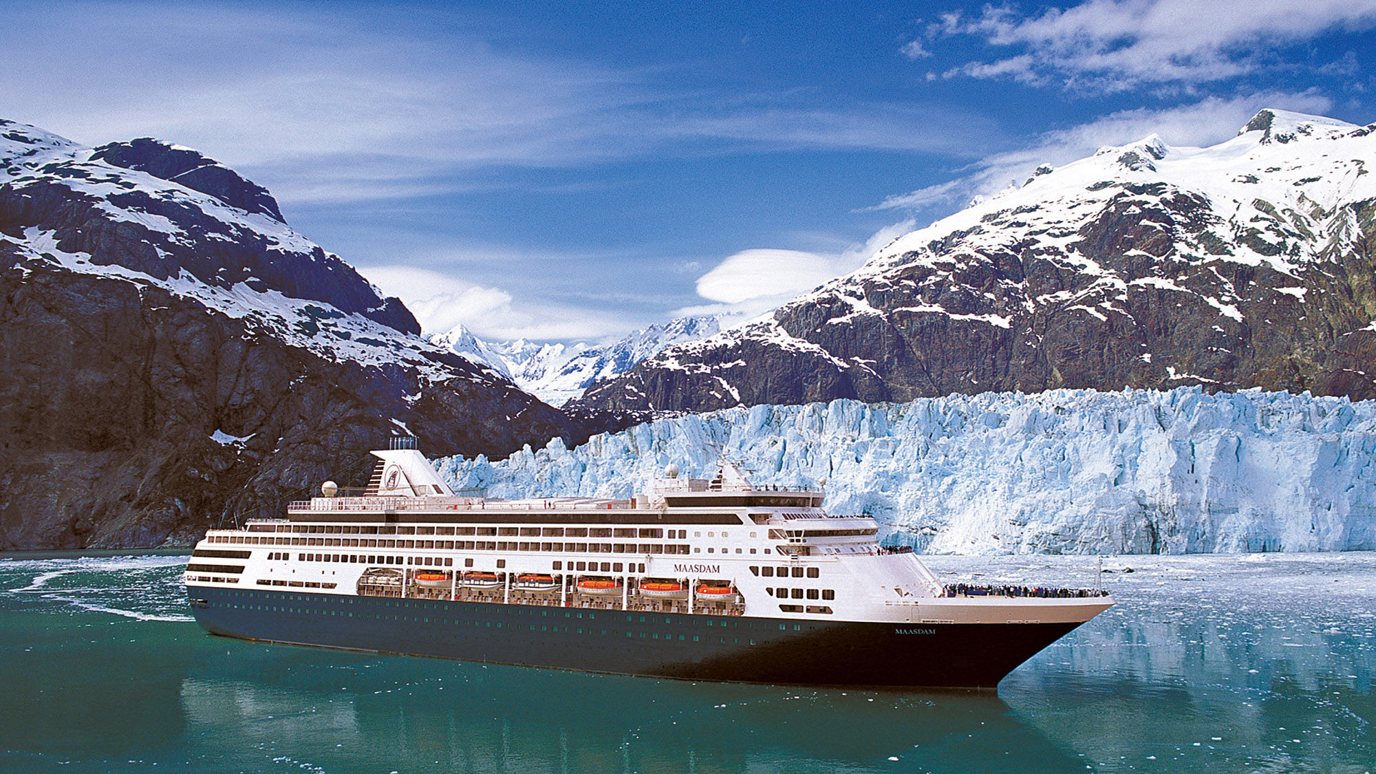 Holland America Line’s Maasdam in Alaska. The number of cruisers visiting the state is expected to reach 1.06 million this year.