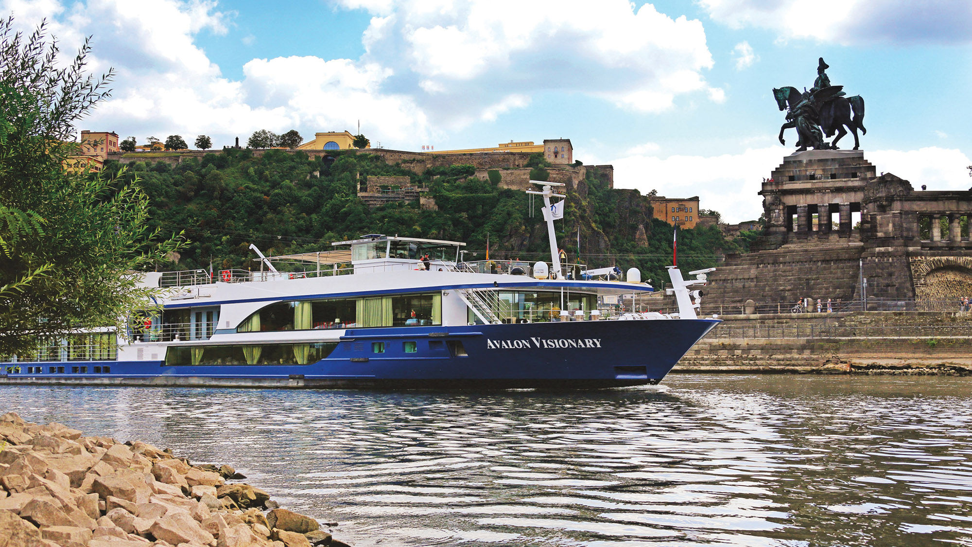 The Avalon Visionary is a 128-passenger vessel that sails on the Rhine and Moselle rivers for the Canals, Vineyards & Paris itinerary.