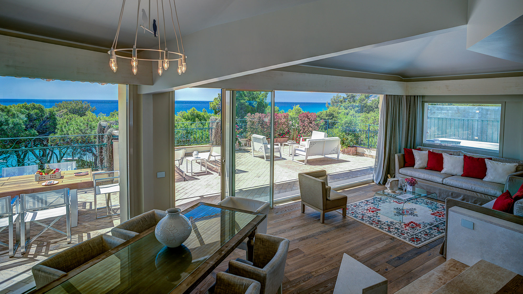 An updated suite at the Hotel Il Castello.
