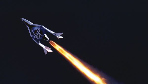 Virgin Galactic's SpaceShip Two. Virgin Galactic's SpaceShip Two.