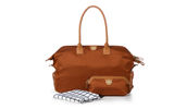 What's New, What's Hot is Travel Weekly's look at useful and fun travel gadgets, edited by Joe Rosen. First up, the Jemma Birdie Bag. This all-in-one tote features a soft Italian nylon exterior, a black and white nylon lining, front slip laptop pocket, large central compartment, water bottle holder, wallet and phone pockets, card slots, detachable key strap and back and side zipper pockets. In addition, the bag includes a ventilated exterior shoe compartment; an adjustable, removable cross-body strap; and a matching cosmetic case.