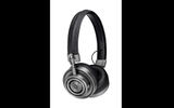 This handsome product is as good as it looks, which is very good indeed. It sports a premium grain leather headband, with a lambskin interior; a forged aluminum body; removable/replaceable memory foam ear pads wrapped in lambskin; stainless steel components; and magnetized ear pads. Foldable hinges make the Master & Dynamic MH30 On-Ear Headphones an easy travel accoutrement, while a remote mic is placed close to your mouth for increased vocal clarity and reduced noise. Other accessories include a leather cable box and a canvas headphone case.