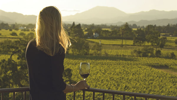 A view of Mount St. Helena from the Cardinale Winery in California’s Napa Valley. Visit California relies on money from private businesses rather than the state government for its funding.