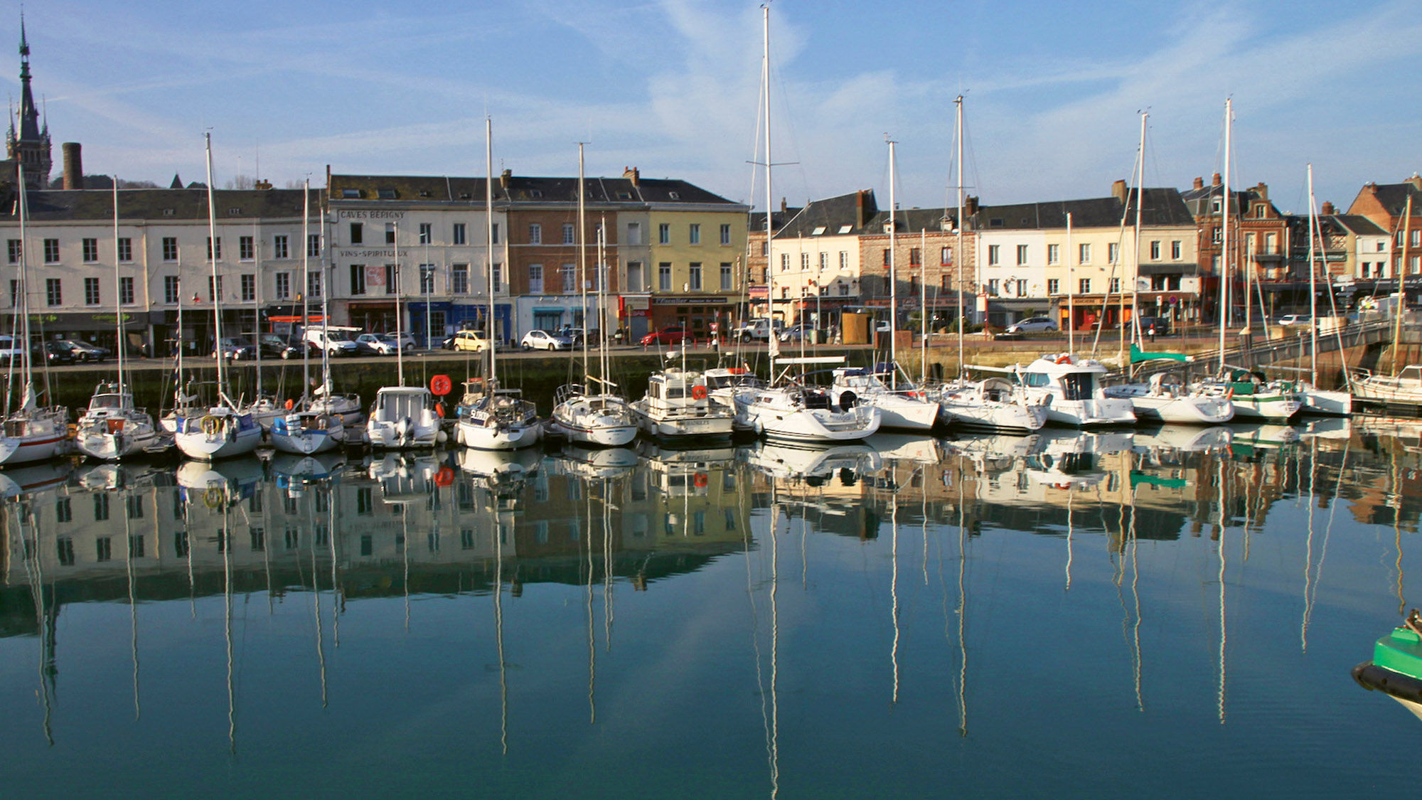 The Berigny Basin, a part of Fecamp’s harbor that abuts the site of the new Fisheries Museum, set to open in February.