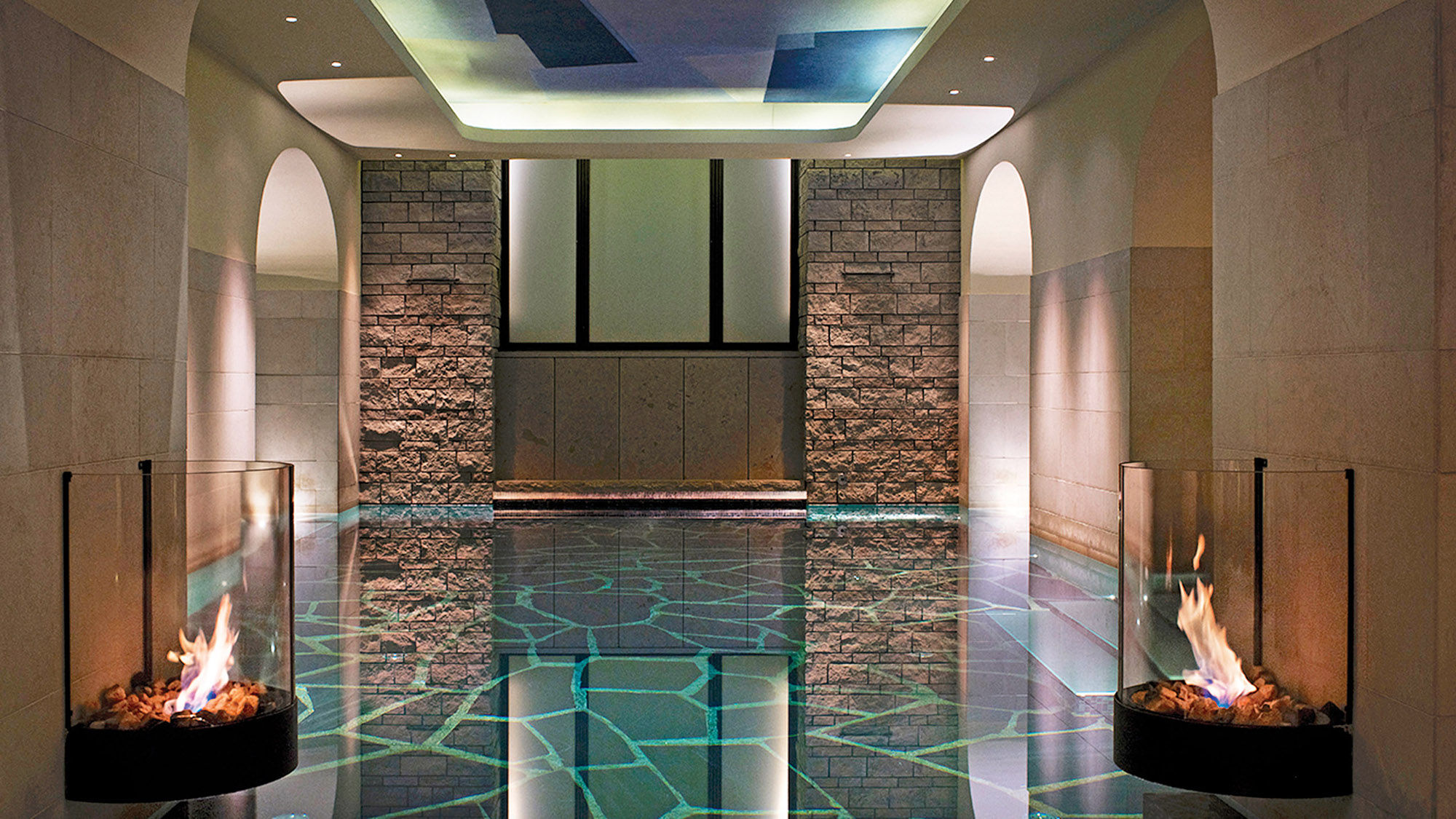 A pool at the Grand Hotel Stockholm.