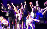 Royal Caribbean International treated attendees to an exclusive rehearsal of Grease at their Entertainment Studio following a dinner reception on Monday night.