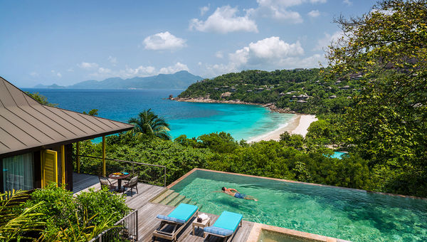 Guests on the "World of Discovery" tour will stay at the Four Seasons Resort Seychelles. Guests on the "World of Discovery" tour will stay at the Four Seasons Resort Seychelles.