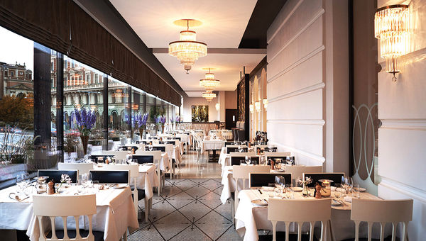 The Veranda restaurant was once the hotel’s summer veranda and now serves a break-fast buffet with more than 120 choices. The Veranda restaurant was once the hotel’s summer veranda and now serves a break-fast buffet with more than 120 choices.