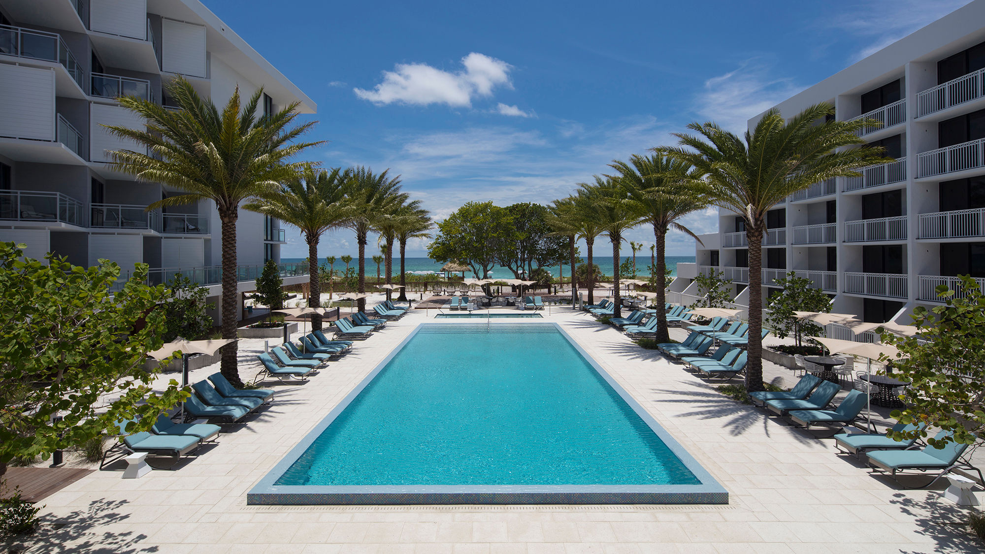 The pool area at the new Zota Beach Resort.