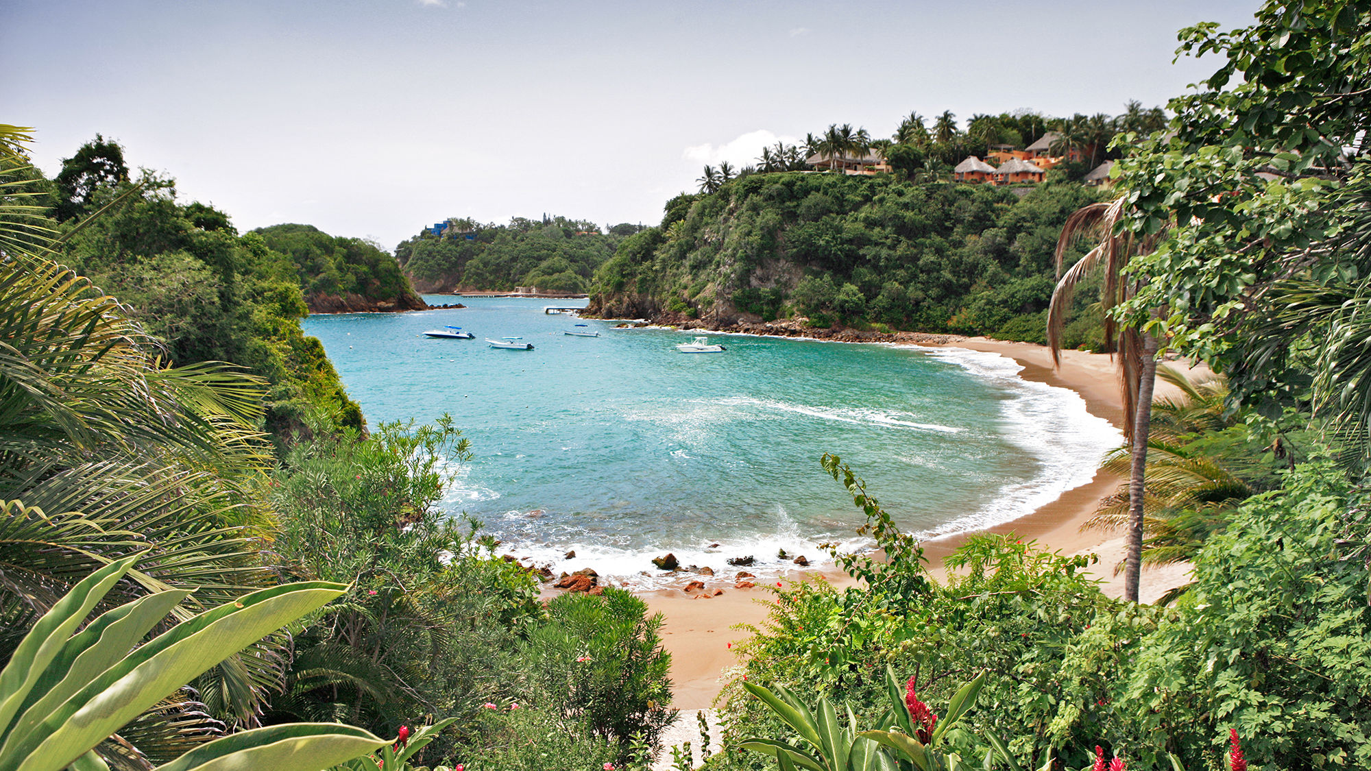 Playa Careyes is one of the most-visited destinations along the Costalegre, known for its diving, swimming, kayaking and windsurfing.