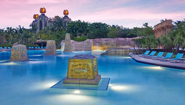 The Colonnade pool at Atlantis. The Colonnade pool at Atlantis.