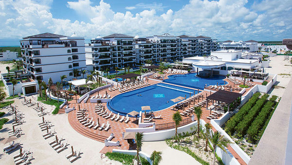 An aerial view of the 103-suite Puerto Morelos property, a member of Leading Hotels of the World. An aerial view of the 103-suite Puerto Morelos property, a member of Leading Hotels of the World.