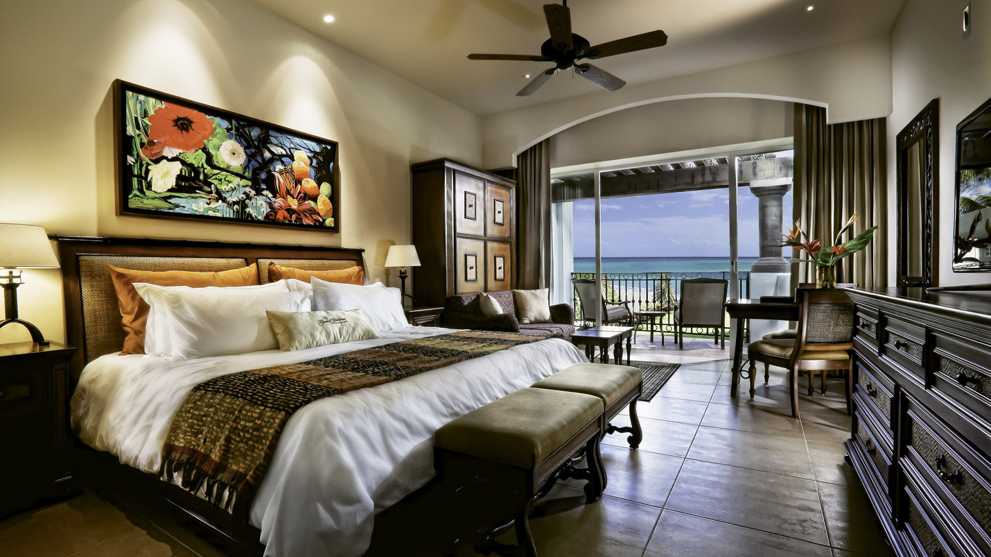 A junior suite at the Grand Residences Riviera Cancun.