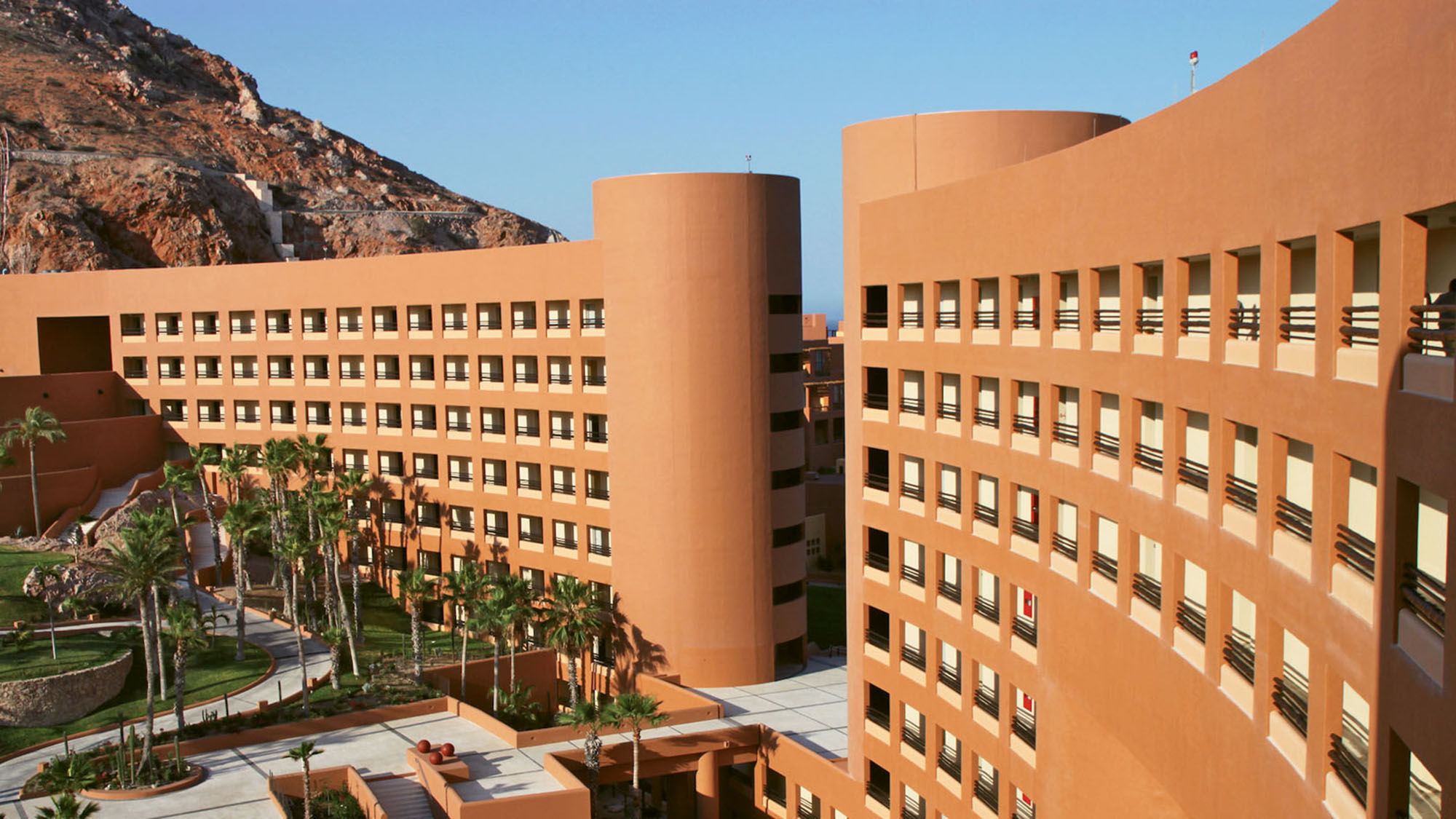 The East Tower, left, and the West Tower of the Westin Los Cabos Resort Villas & Spa.