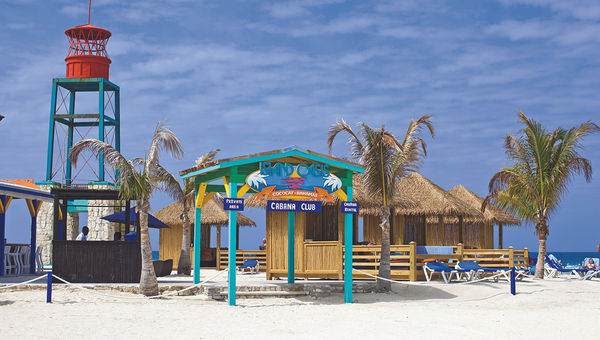 Cabanas on Royal Caribbean’s CocoCay.