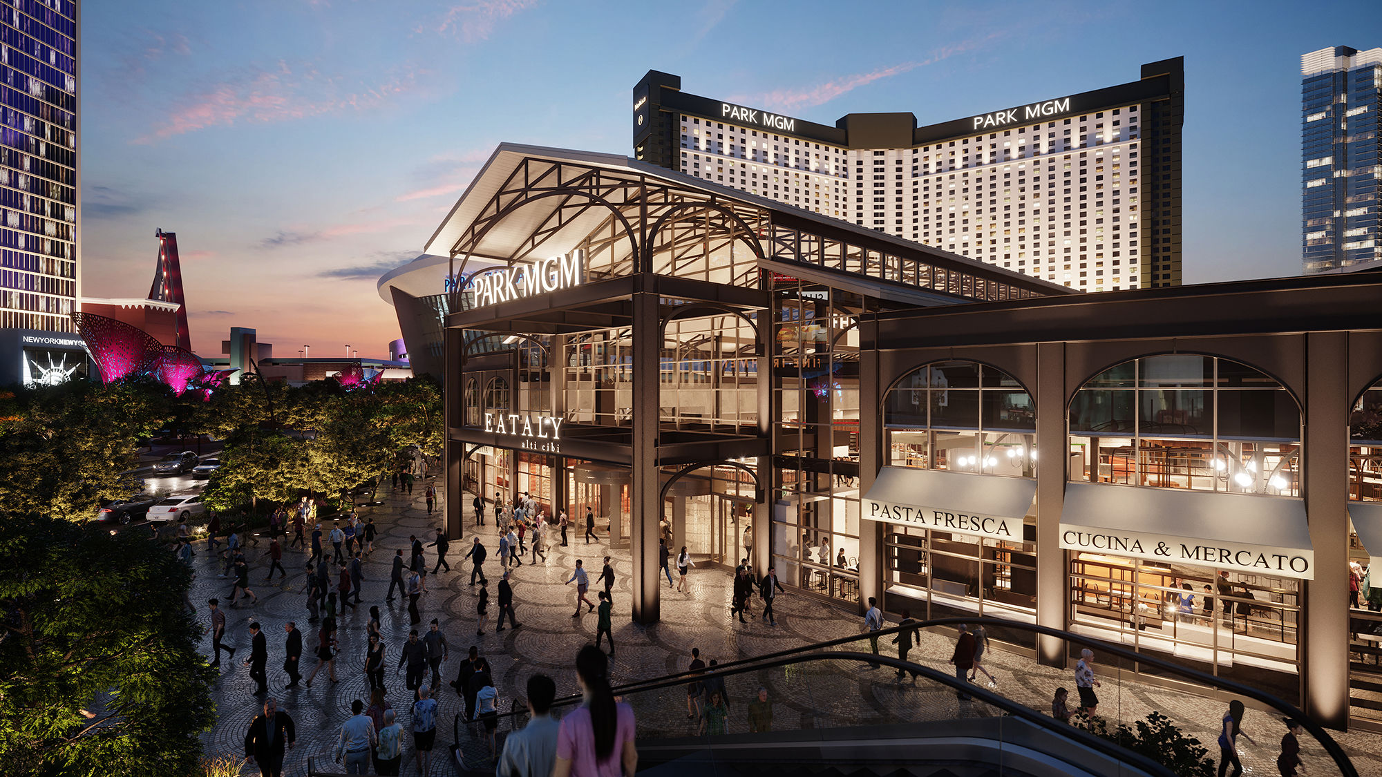 The Park MGM's new conference and meetings space will cover 77,000 square feet and cater to big and small groups alike.