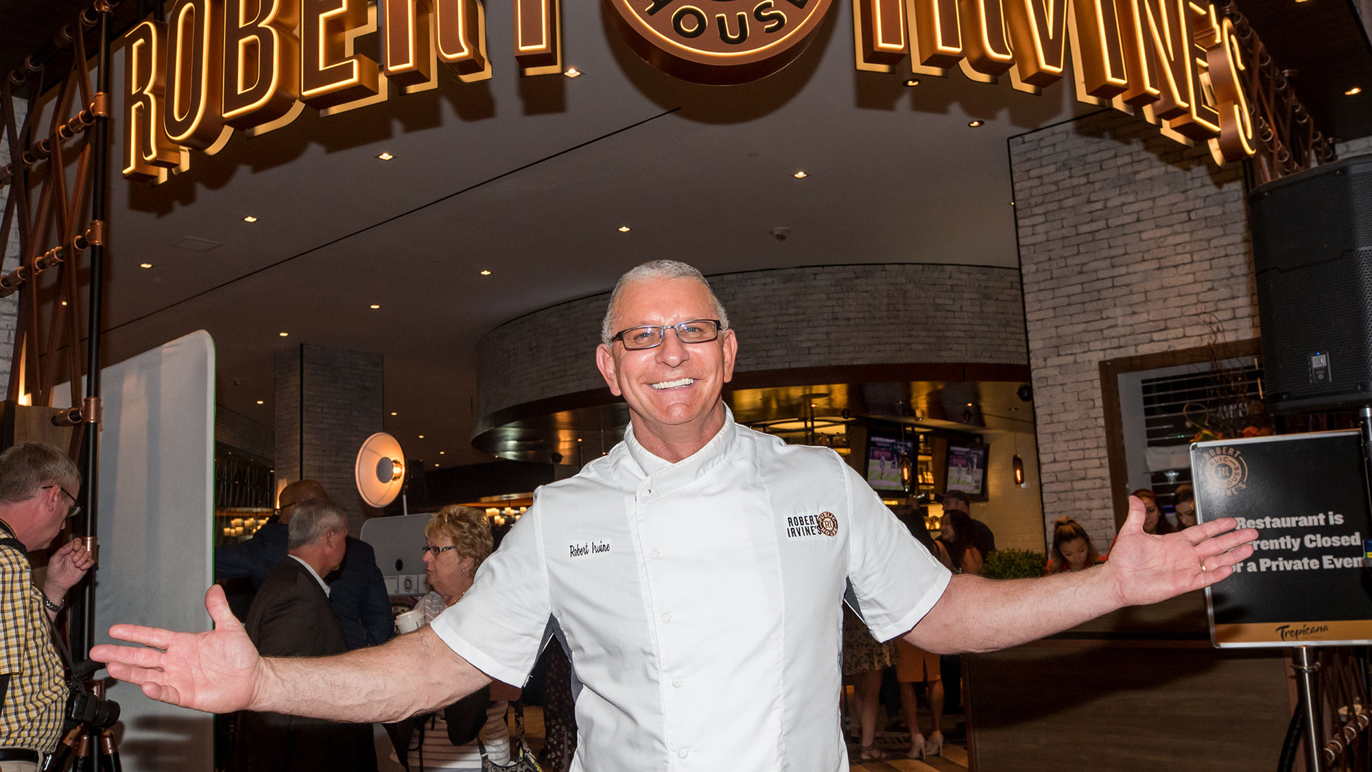 Robert Irvine's Public House has been designed to accommodate filming for the celebrity chef's various Food Network shows.
