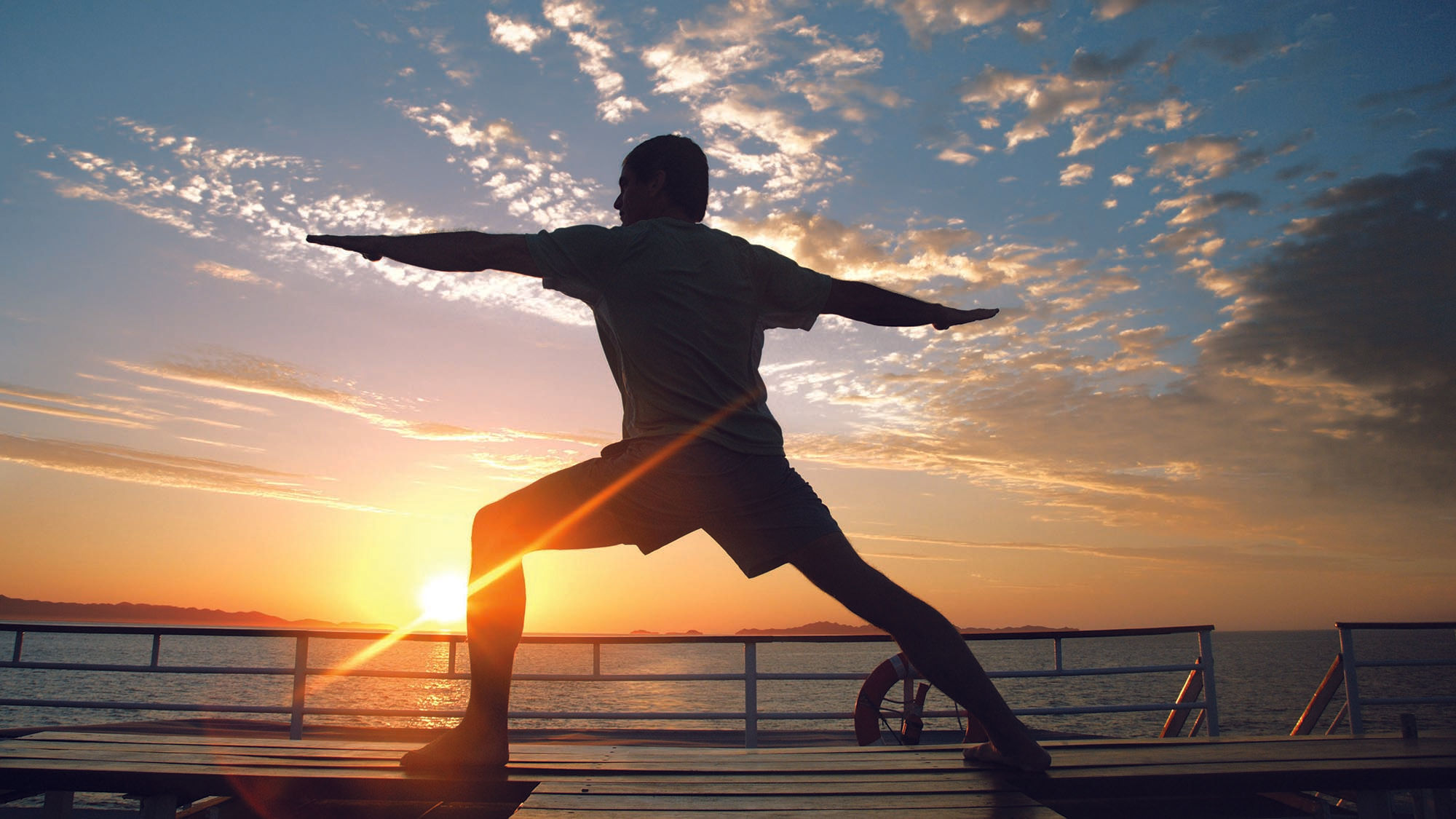 The Base Camp Baja voyages will feature Exhale's Power Yoga classes on deck.