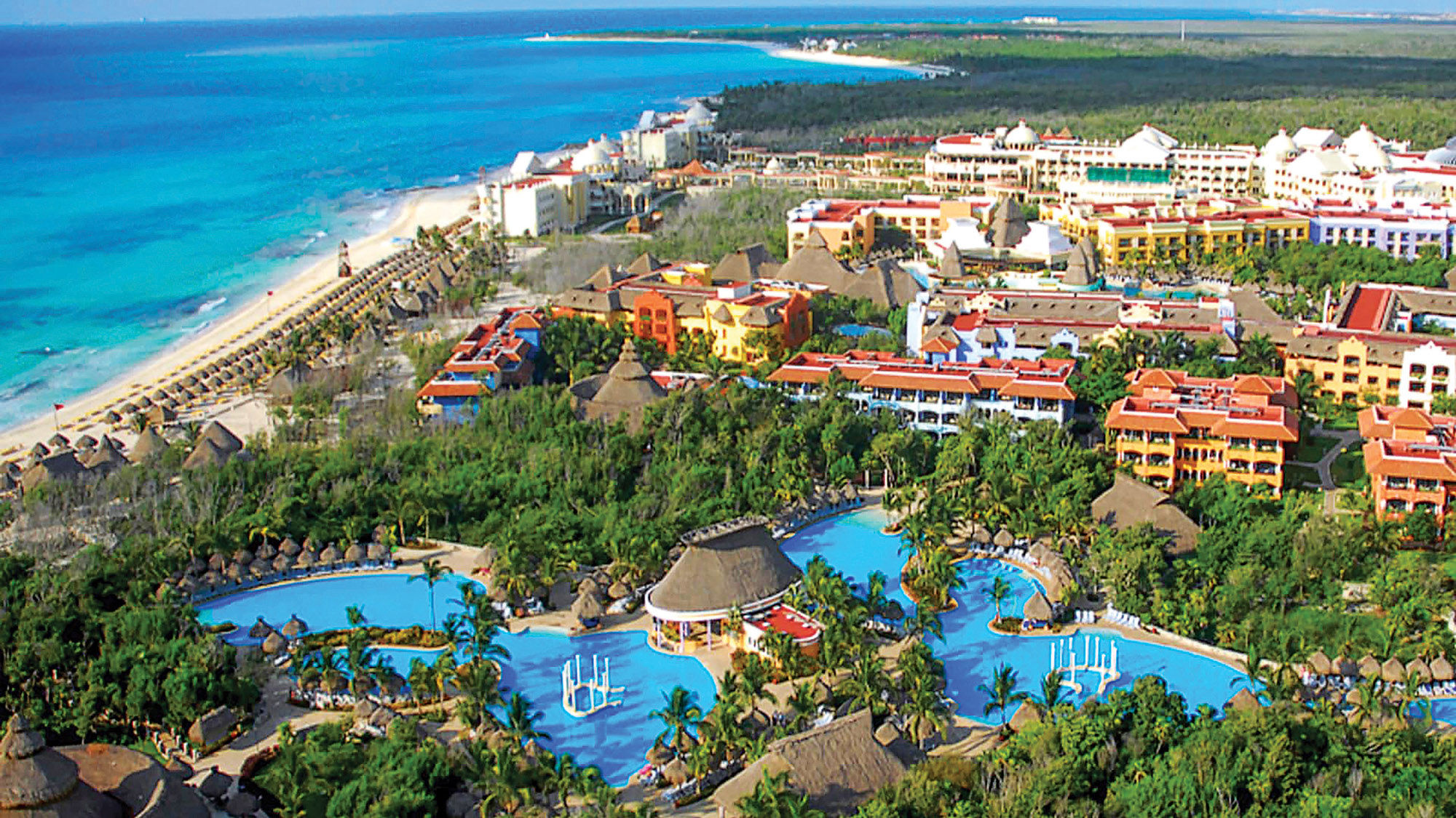 The Iberostar Paraiso del Mar, where a woman drowned.  A U.S. senator has asked the State Department to solicit information from the Mexican government about her death.