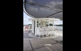 A pop-up bar on the ship's top deck.