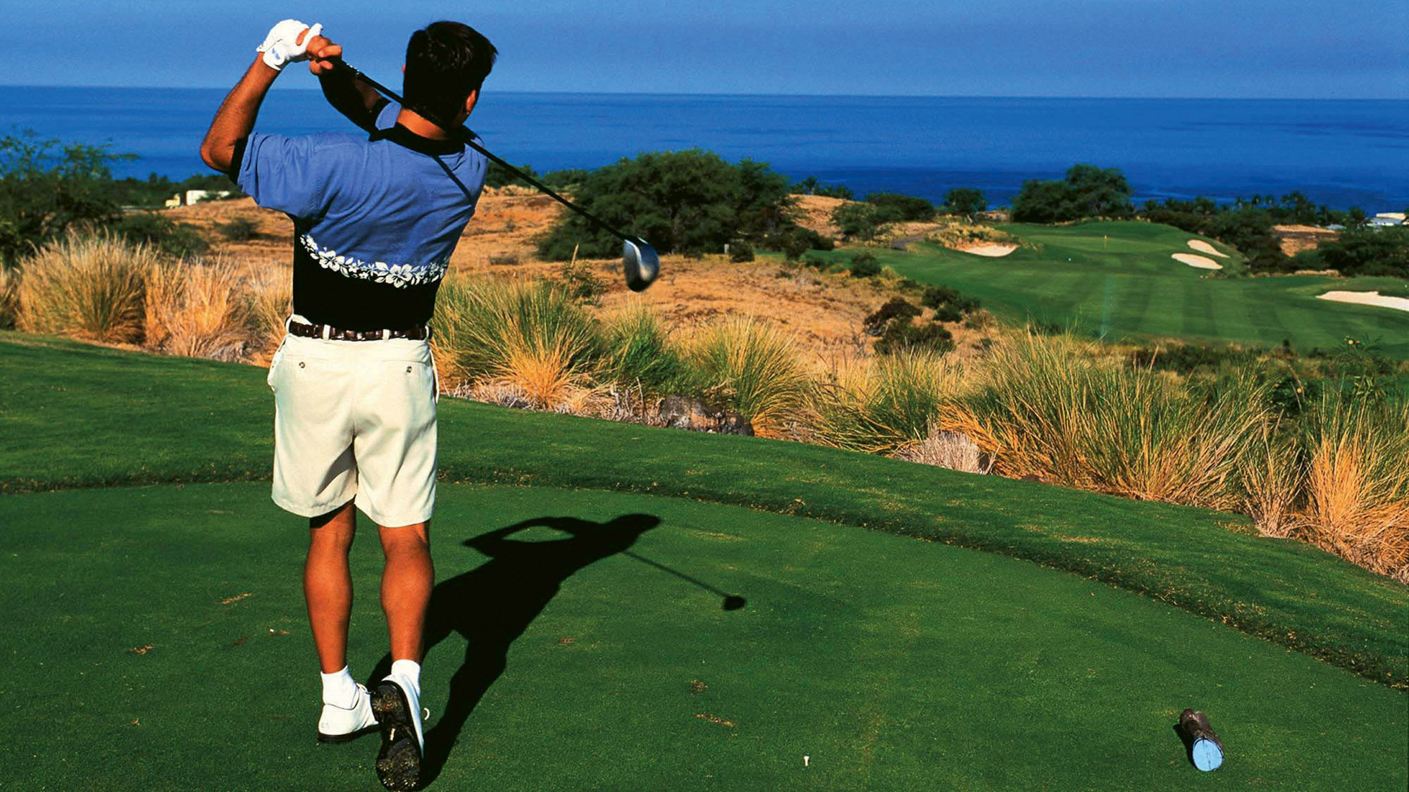 The Mauna Kea Golf Course on Hawaii Island features golf boards, GPS-equipped carts and other technological amenities.