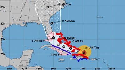 Hurricane Irma slices through Caribbean islands