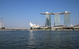 Destinations editor Eric Moya visited Singapore last month at the invitation of the Singapore Tourism Board, on the occasion of its ''Passion Made Possible'' campaign launch. Pictured, Marina Bay, with the Marina Bay Sands and its SkyPark at right and the Singapore Flyer Ferris wheel at left.