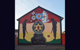 Belfast's murals are the focus of ''black taxi tours.''