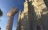 Down Cathedral, built on the site of a 12th century monastery in County Down, is said to be the burial site of St. Patrick.